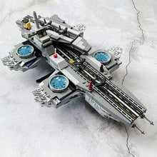 Carica l'immagine nel visualizzatore di Gallery, Avengers Marvel Superheroes Ultimate Quinjet Interstellar Space Fighter Figures MOC Building Blocks Movie Model Bricks Toys Kids - 7aleon