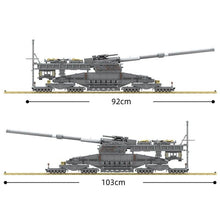 Carica l'immagine nel visualizzatore di Gallery, German Military Heavy Tank Gustav Artillery Model 3846PCS - 7aleon