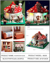 Carica l'immagine nel visualizzatore di Gallery, Creative City Street View Mushroom House - 7aleon