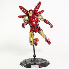 Carica l'immagine nel visualizzatore di Gallery, Genuine Marvel Iron Man Mark MK 85 Action Figure Collectible Model Toy with LED Light - 7aleon