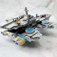 Carica l&#39;immagine nel visualizzatore di Gallery, Avengers Marvel Superheroes Ultimate Quinjet Interstellar Space Fighter Figures MOC Building Blocks Movie Model Bricks Toys Kids - 7aleon
