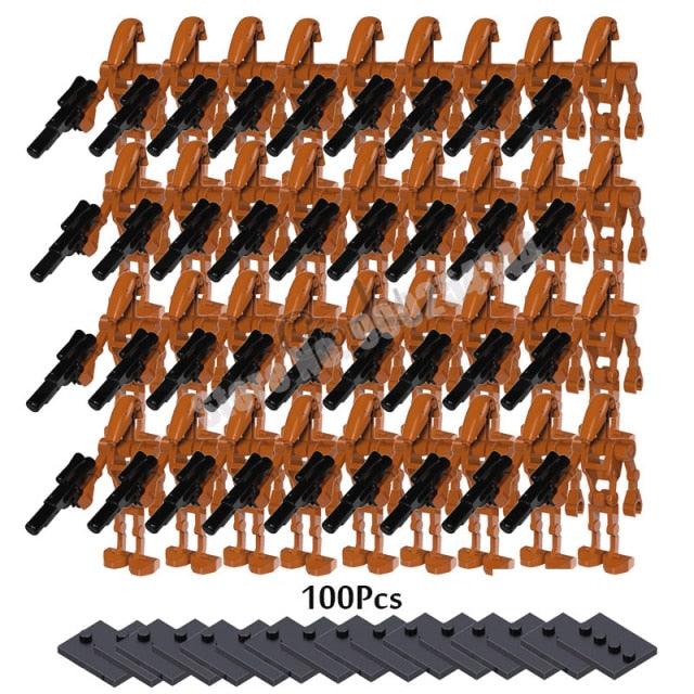 100Pcs/lot Super Battle R2D2 Droid Anakin BB8 K-2SO Skywalker - 7aleon