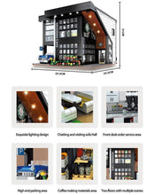 Carica l&#39;immagine nel visualizzatore di Gallery, Creative City Street View Coffee Shop - 7aleon
