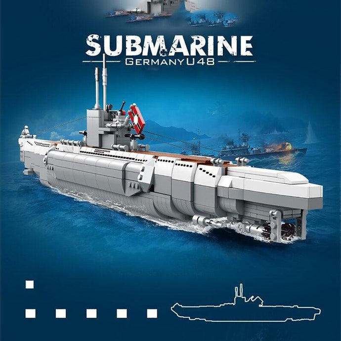 U48 Submarine German - 7aleon