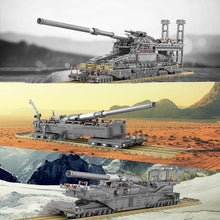 Carica l&#39;immagine nel visualizzatore di Gallery, German Military Heavy Tank Gustav Artillery Model 3846PCS - 7aleon
