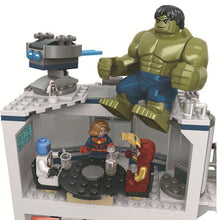 Carica l&#39;immagine nel visualizzatore di Gallery, Sx4025 Revenge Headquarters Boy SY1334 Hulk Iron-Man Figure Weapon Children Educational Building Blocks Kid Toy for Lepinblocks - 7aleon
