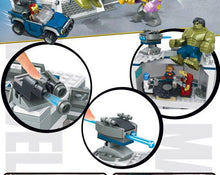 Carica l&#39;immagine nel visualizzatore di Gallery, Sx4025 Revenge Headquarters Boy SY1334 Hulk Iron-Man Figure Weapon Children Educational Building Blocks Kid Toy for Lepinblocks - 7aleon
