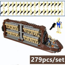 Carica l&#39;immagine nel visualizzatore di Gallery, Star Wars Space Battle Transport Battleship Droid Platoon - 7aleon
