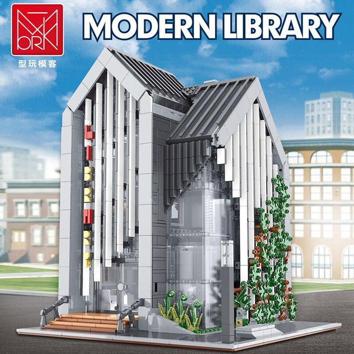 Creative City Street View Modern Library - 7aleon
