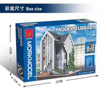 Carica l&#39;immagine nel visualizzatore di Gallery, Creative City Street View Modern Library - 7aleon
