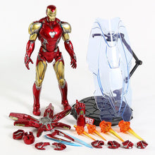Carica l&#39;immagine nel visualizzatore di Gallery, Genuine Marvel Iron Man Mark MK 85 Action Figure Collectible Model Toy with LED Light - 7aleon
